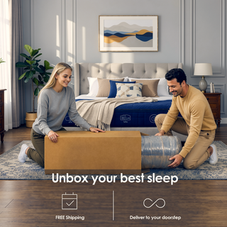 Sunvega 10 Inch Queen Size Breathable Cool Cover Memory Foam Hybrid Mattress
