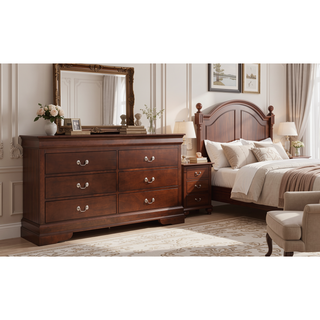 Sunvega Dark Brown Tufted Polyurethane Upholstered King Size Bed Frame