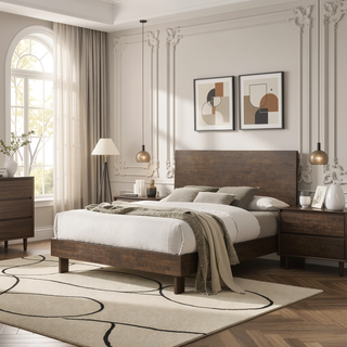 Sunvega Compact Four-Drawer Chest with Felt-Lined Drawer and Mitered Trim