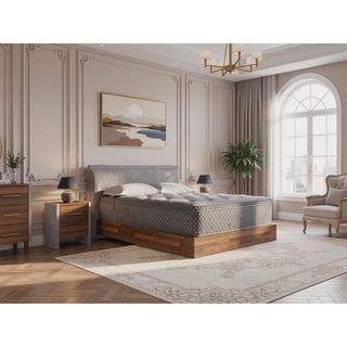 Sunvega Plush Quilted Eurotop Hybrid Full Mattress with Cooling Wicking Fabric Cover