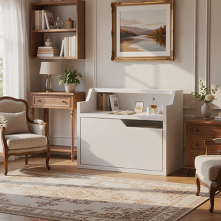 Sunvega Floating Nightstand with Dual-Tier Surface and Spacious Drawer for Bedroom