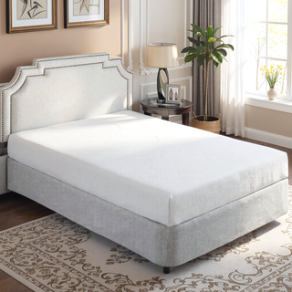 Sunvega Plush 8 Inch Medium Gel Memory Foam Mattress with Breathable Aloe Vera Cover