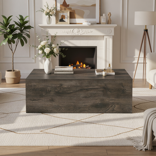 Sunvega Wall Mounted Nightstand with Spacious Surface and Generous Drawer