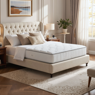 Sunvega 9 in. Full Size Pocket Coil Spring Mattress with Pressure Relief and Low Motion Transfer