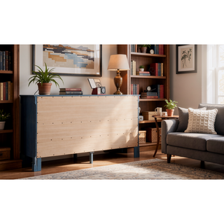 Sunvega Dark Brown Tufted Polyurethane Upholstered King Size Bed Frame