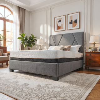 Sunvega 10 Inch Cooling Copper Infused Memory Foam Mattress Queen Size