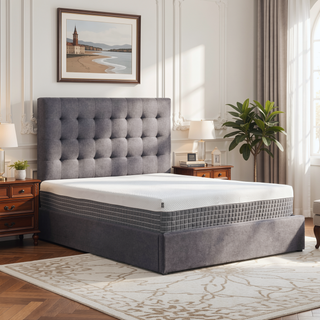 Sunvega 5-Layer Hybrid Memory Foam and Coil Mattress with Breathable Anti-Skid Knit Cover