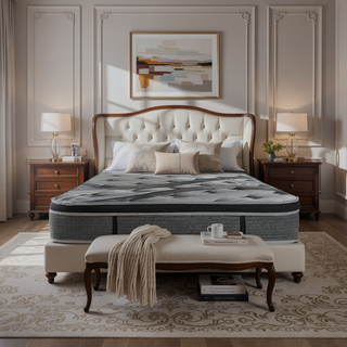 Sunvega Plush Euro Top Hybrid Pocket Coil Full Size Mattress in a Box
