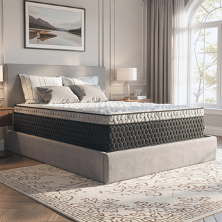 Sunvega Ultra Cooling Copper Infused Hybrid Mattress with Euro-Top and Dynamic Edge Coils