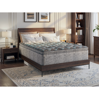 Sunvega Restonic 12" Hybrid Euro Top Plush Cooling Mattress with Marvelous Middle® Support