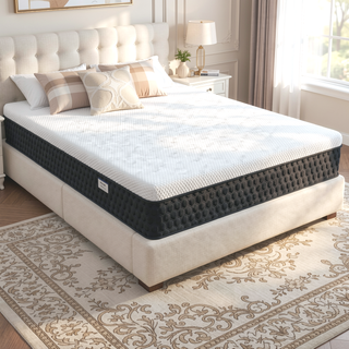 Sunvega Copper Cooling Firm Feel 12" Hybrid Waterfall Top Mattress Twin XL