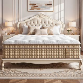 Sunvega 14 Inch Queen Hybrid Mattress with Pocket Springs and Cooling Gel Memory Foam