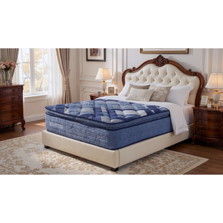 Sunvega Pocket InnerSpring Unit with Memory Foam and Super Soft Fabric Cover