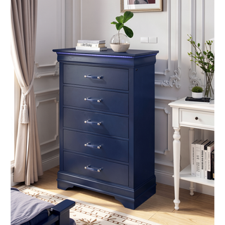 Sunvega Led Lighting 2 Drawer Nightstand with Spacious Drawers in Transitional Style