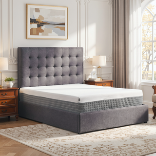 Sunvega 12 Inch 5-Layer Hybrid Memory Foam and Coil Mattress with Anti-Skid Knit Cover