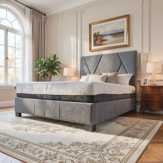 Sunvega 10 Inch Cooling Copper Infused Memory Foam Mattress Full Size Plush Support