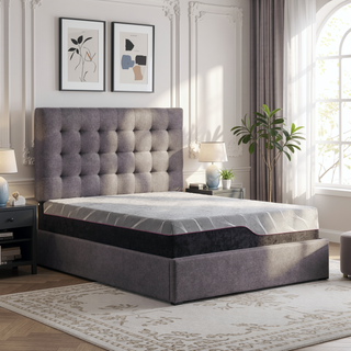 Sunvega 11 Inch Cooling Fast Responding Latex Foam Mattress with Bamboo Cover