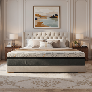 Sunvega Hybrid Copper Gel Cooling Memory Foam Mattress with Edge Support Full