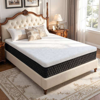 Sunvega Copper Cooling Firm Feel 12" Hybrid Waterfall Top Mattress Twin XL