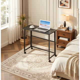 Sunvega Folding Desk Small Foldable 39.37 Inches Sturdy Writing Computer Desk