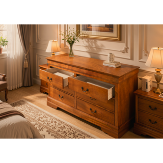 Sunvega Dark Brown Tufted Polyurethane Upholstered King Size Bed Frame