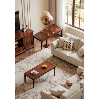 Sunvega Silver Contemporary Dining Table with Mirror Accent Design and Expandable Leaf