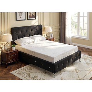 Sunvega Green Tea Infused Polyester Memory Foam Queen Size Mattress for Optimal Body Support