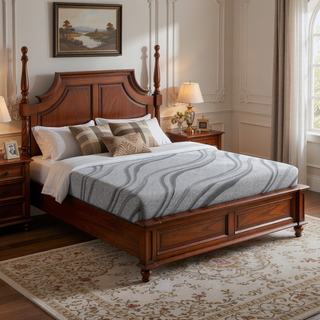 Sunvega 8" Firm King Cooling Gel Memory Foam Mattress with Heat Wicking Fabric