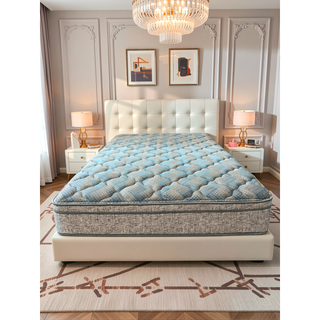 Sunvega 10 Inch Euro Top Plush Mattress with Cooling Foam and Reinforced Support