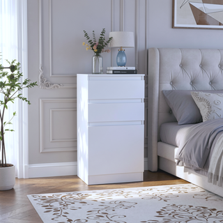Sunvega Jewelry Box with Mirror, Two Drawers, and a Single Door Cabinet
