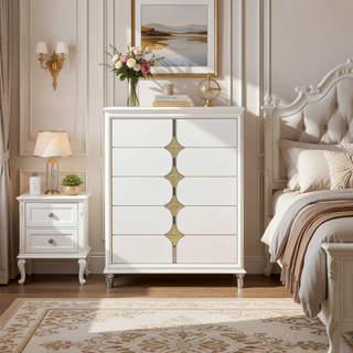 Sunvega Plush Seating Bedroom Bench with Acrylic Legs and Silver Tips