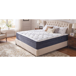 Sunvega Restonic 14.5 Inch Euro Top Mattress with Cooling Foam and Reinforced Lumbar Support