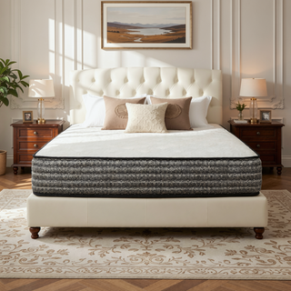Sunvega 12" King Size Hybrid Plush Top Gel Memory Foam & Pocket Spring Mattress