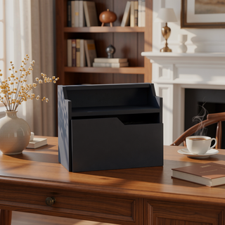 Sunvega Floating Nightstand with Spacious Drawer and Two-Tier Top for Bedroom Storage