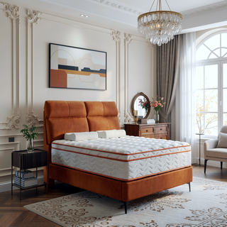 Sunvega King Size 10 Inch Hybrid Mattress with Memory Foam and Pocket Springs