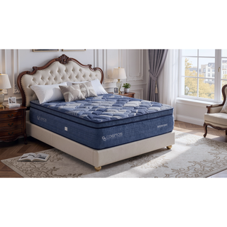 Sunvega Pocket InnerSpring Unit with Memory Foam and Super Soft Fabric Cover