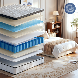 Sunvega King Size Hybrid Mattress with Memory Foam and Individually Wrapped Springs