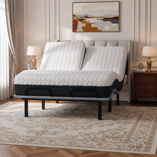 Sunvega Copper Infused 12 Inch Soft Memory Foam Split Top Queen Mattress