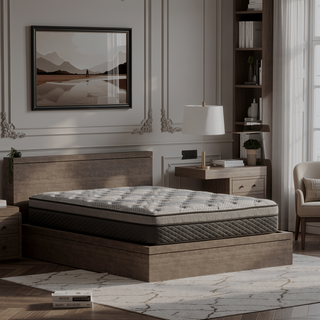 Sunvega Hybrid 12 Inch Medium Firm Queen Mattress with Pocketed Coils