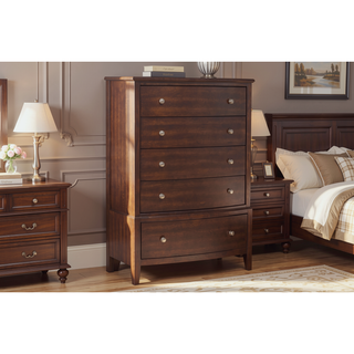 Sunvega Gray Finish Birch Veneer 3 Drawer Nightstand with Nickel Hardware