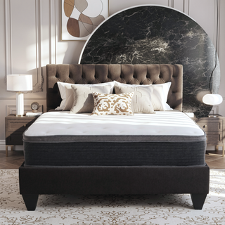 Sunvega Plush Euro Top Gel Memory Foam Hybrid Mattress with Pocket Coils