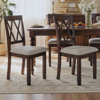 Sunvega Modern Faux Marble Dining Table with Solid Wood Legs for Kitchen Living Room