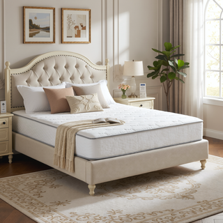 Sunvega 9 in. Full Size Pocket Coil Spring Mattress with Pressure Relief and Low Motion Transfer