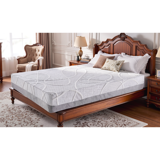 Sunvega Medium Firm 12 Inch Green Tea & Charcoal Infused Memory Foam Mattress for Freshness