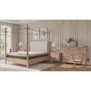 Sunvega Twin Firm Gel Memory Foam Tight Top 8 Inch Mattress with Anti-Microbial Cover