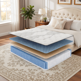 Sunvega Diamond Nina Copper Cooling Supportive Hybrid Mattress with Euro-Top