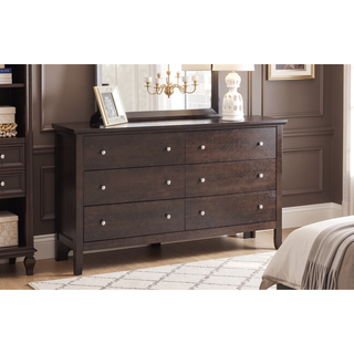 Sunvega Primo G1300-D Espresso Dresser with Durable Print Finish