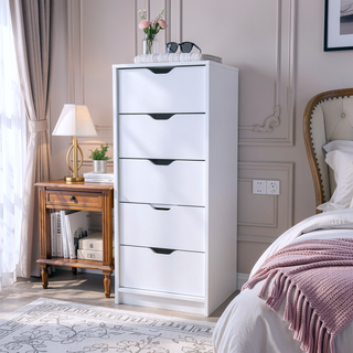 Sunvega Narrow Drawer Dresser with Pull-Out Mechanism and 5kg Drawer Capacity