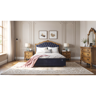 Sunvega Restonic 14.5 Inch Euro Top Mattress with Cooling Foam and Reinforced Lumbar Support