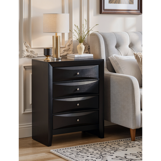 Sunvega Dark Brown Tufted Polyurethane Upholstered King Size Bed Frame